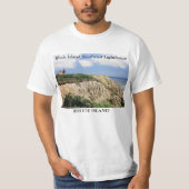 Block-Insel-Südostleuchtturm, RI T - Shirt (Vorderseite)