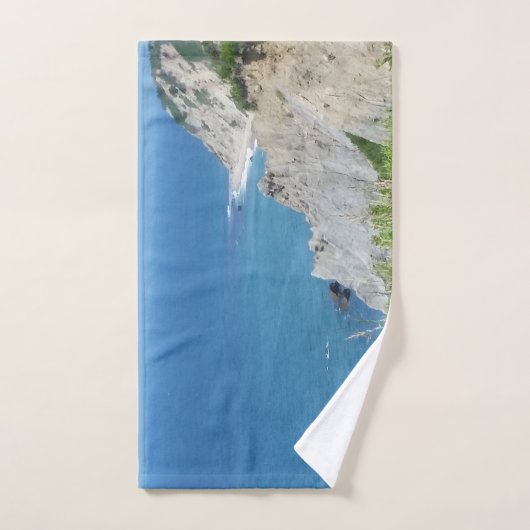 Block Island Bluffs - Block Island, Rhode Island Badhandtuch Set (Handtuch)