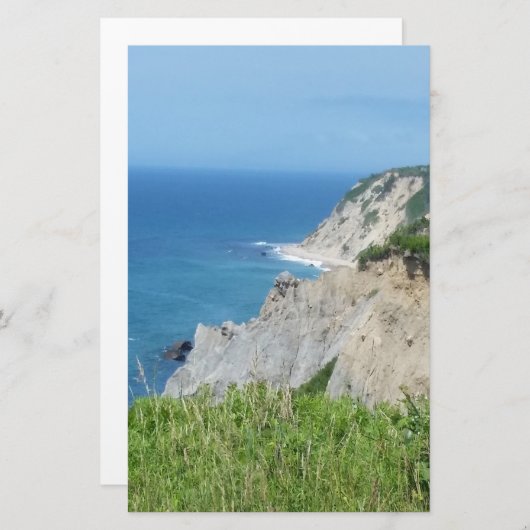 Block Island Bluffs - Block Island, Rhode Island Briefpapier (Vorne/Hinten)