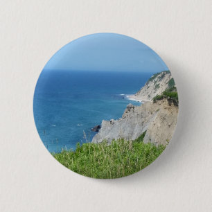 Block Island Bluffs - Block Island, Rhode Island Button