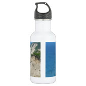 Block Island Bluffs - Block Island, Rhode Island Edelstahlflasche (Rückseite)