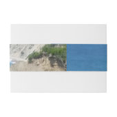 Block Island Bluffs - Block Island, Rhode Island Einladungsbanderole (Rückseitenbeispiel)