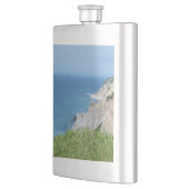 Block Island Bluffs - Block Island, Rhode Island Flachmann (Links)