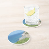 Block Island Bluffs - Block Island, Rhode Island Getränkeuntersetzer (Seite)