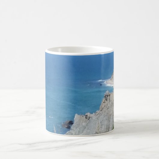 Block Island Bluffs - Block Island, Rhode Island Kaffeetasse (Mittel)