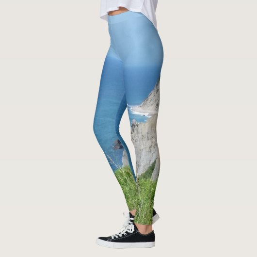 Block Island Bluffs - Block Island, Rhode Island Leggings (Links)