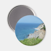 Block Island Bluffs - Block Island, Rhode Island Magnet (Vorderseite/Rückseite)