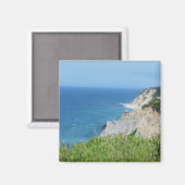 Block Island Bluffs - Block Island, Rhode Island Magnet (Vorderseite/Rückseite)