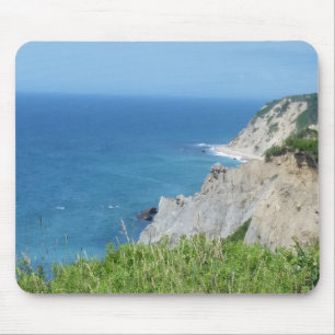 Block Island Bluffs - Block Island, Rhode Island Mousepad