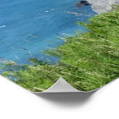 Block Island Bluffs - Block Island, Rhode Island Poster (Ecke)