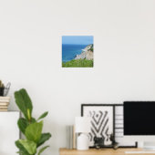 Block Island Bluffs - Block Island, Rhode Island Poster (Heimbüro)