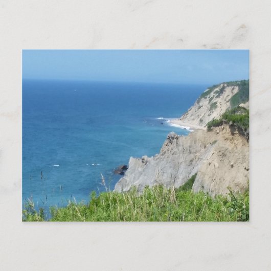 Block Island Bluffs - Block Island, Rhode Island Postkarte (Vorderseite)