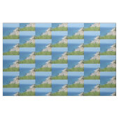Block Island Bluffs - Block Island, Rhode Island Stoff (Fat Quarter (45,7 x 55,9 cm))