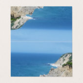 Block Island Bluffs - Block Island, Rhode Island Visitenkarten (Außenseite Aufgefaltet)