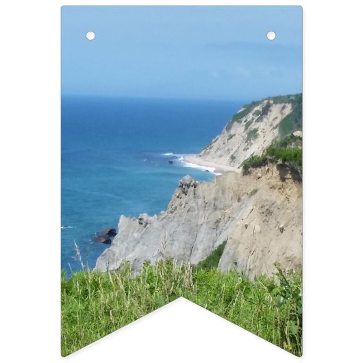 Block Island Bluffs - Block Island, Rhode Island Wimpelkette (Erste Fahne)