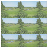 Block Island Champlin Road Meadow Stoff (Muster)