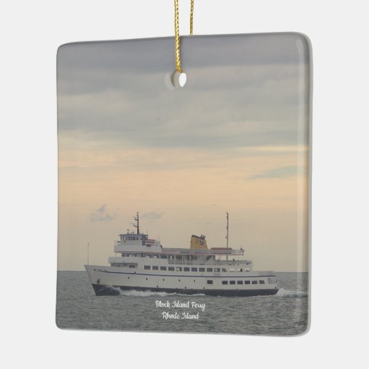 Block Island Ferry Rhode Island Ornament  (Links)