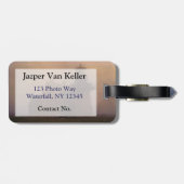 Block Island Gepäckanhänger (Rückseite horizontal)