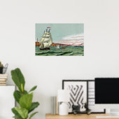 Block Island Kleines Poster (Heimbüro)