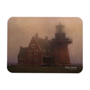Block Island Light House Foto Magnet