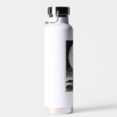 Block Island Lighthouse Rhode Island Moon Trinkflasche (Rechts)