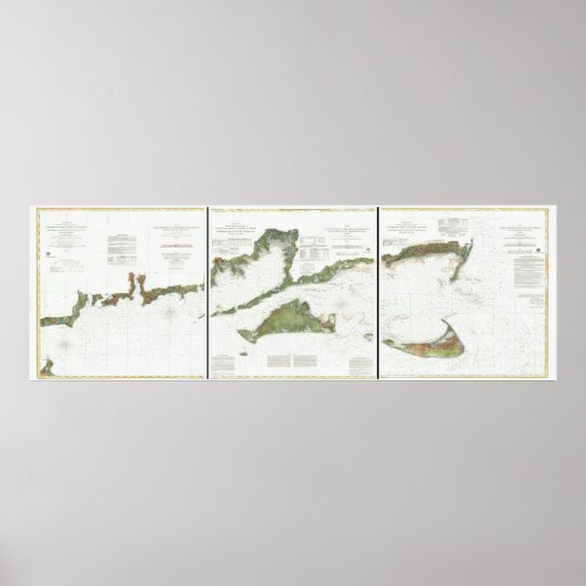 Block Island, Nantucket und Martha’s (png) Poster (Vorne)