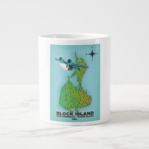 Block Island New Shoreham, Rhode Island Jumbo-Tasse