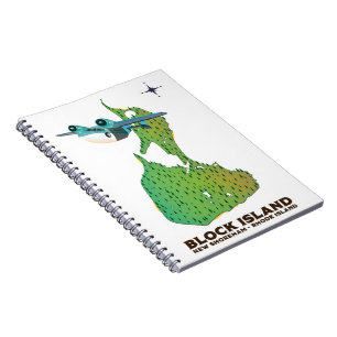 Block Island New Shoreham, Rhode Island Notizblock
