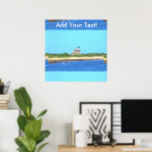 Block Island North Light Poster (Heimbüro)