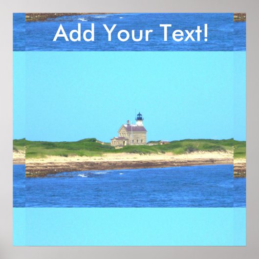 Block Island North Light Poster (Vorne)