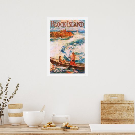 Block Island Poster (Küche)