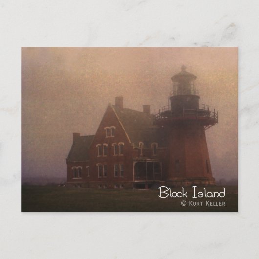 Block Island Postkarte (Vorderseite)
