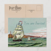 Block Island Postkarte (Vorne/Hinten)