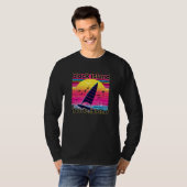 Block Island Retro 80s Style Souvenir Beach T-Shirt (Vorne ganz)