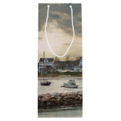 Block Island, Rhode Island Geschenktüte Für Weinflaschen (Rückseite)
