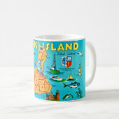 Block Island Rhode Island Mug Kaffeetasse (VorderseiteRechts)