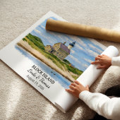 Block Island Rhode Island Poster, Aquarell Poster