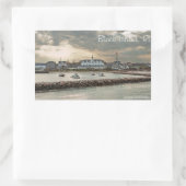 Block Island, Rhode Island Rechteckiger Aufkleber (Tasche)