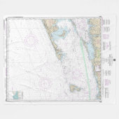 Block Island Sound and Approach Nautical Chart Fleecedecke (Vorderseite (Horizontal))