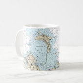 Block Island Sound and Approach Nautical Chart Kaffeetasse (Vorderseite Links)
