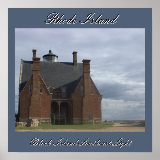 Block Island Southeast Light Poster (Vorne)