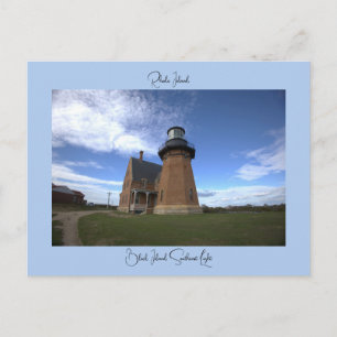 Block Island Southeast Light Postkarte