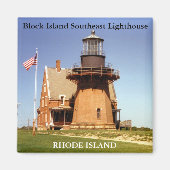 Block Island Southeast Lighthouse, RI Magnet (Vorne)