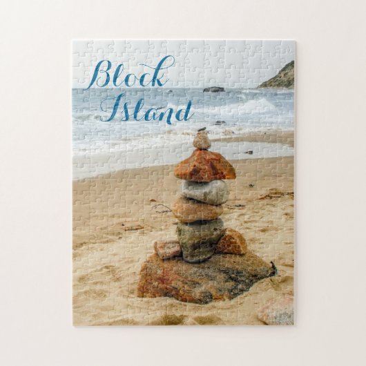 Block Island Stone Cairn Puzzle (Vertikal)