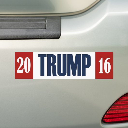 Block-Kampagnen-Stoßdämpfer des Trumpf-2016 - .png Autoaufkleber (Auf Auto)