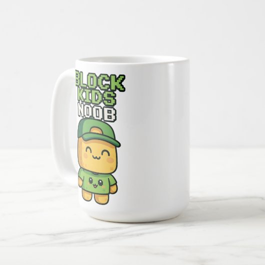 BLOCK KIDS NOOB KAFFEETASSE (Vorderseite Links)