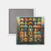 Block Magnet (Vorderseite/Rückseite)