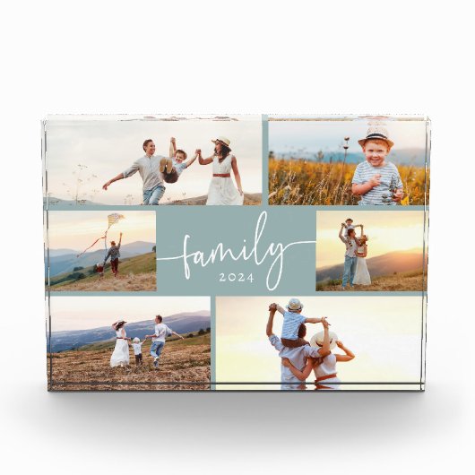 Block mit blauer Foto (Vorderseite)