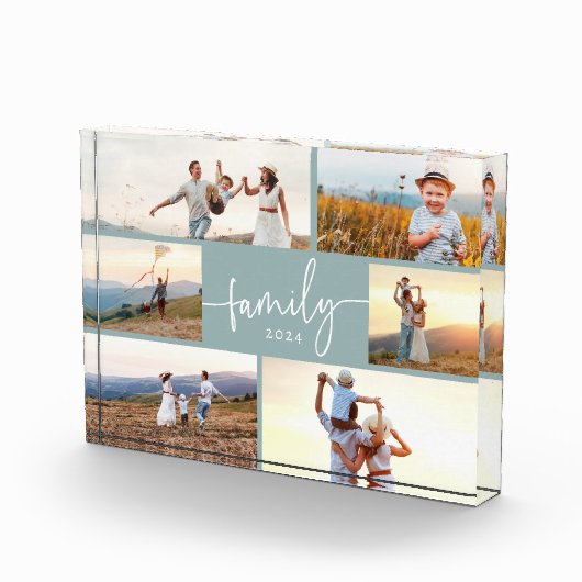 Block mit blauer Foto (Rechts)