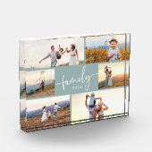 Block mit blauer Foto (Links)